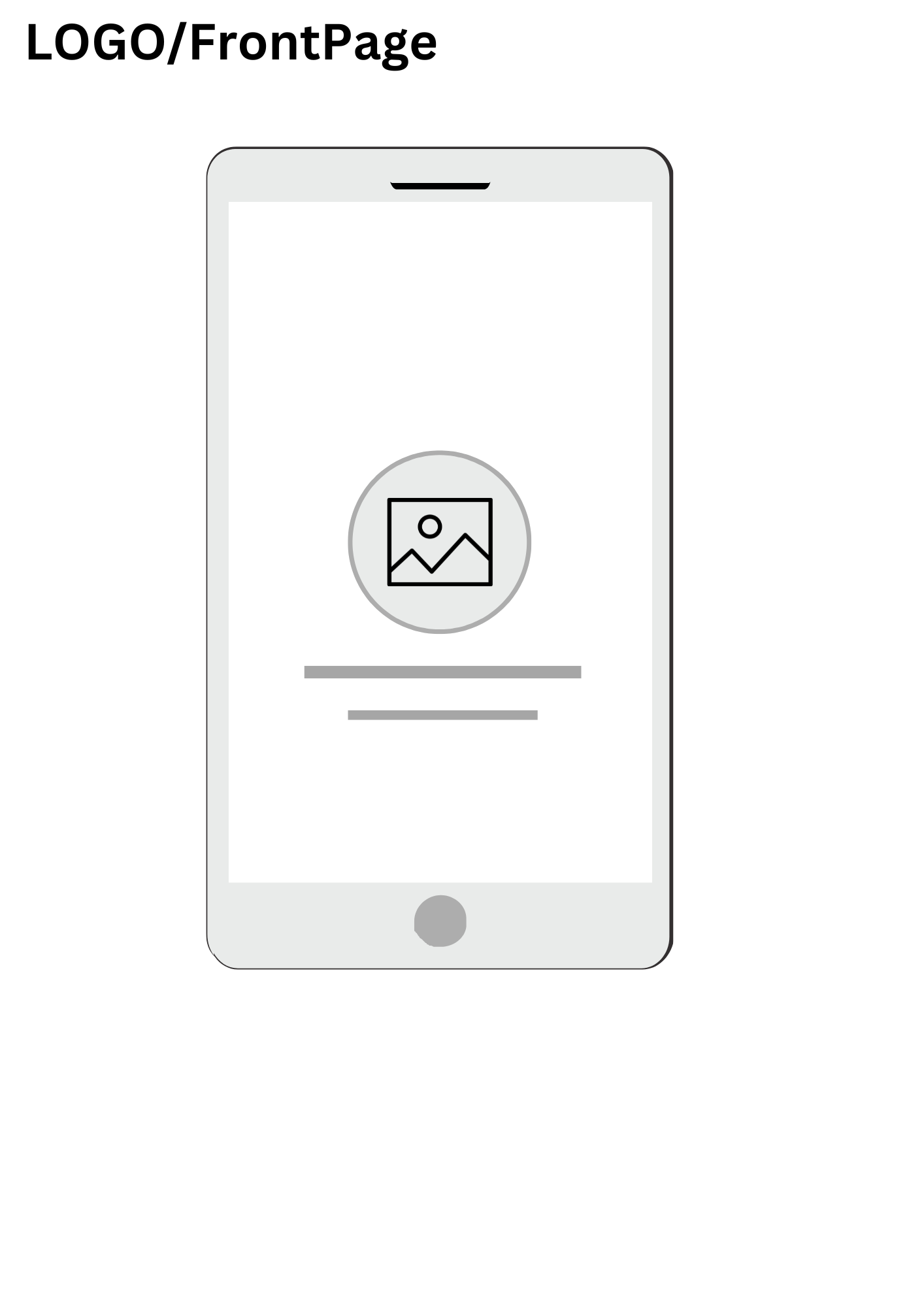 Wireframe screen 1