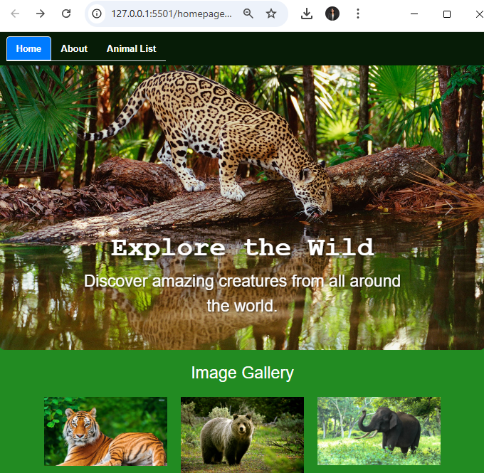 Animal database management system