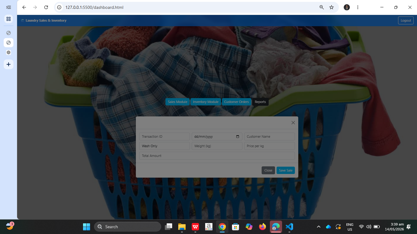 Laundry management system
